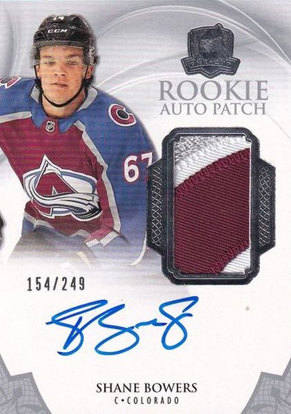 AUTO RC patch karta SHANE BOWERS 20-21 UD The CUP Rookie Auto Patch /249
